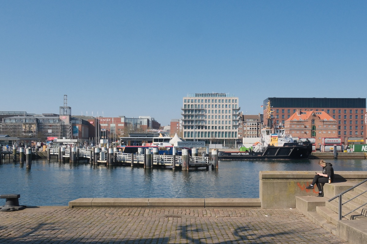 View of Kiel city center